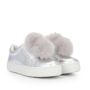 Sam Edelman Leya Metallic Pom Pom Sneakers